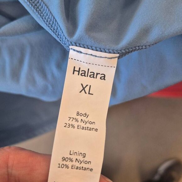 Halara Women's Blue Nylon/Spandex Tennis Dress with Briefs - Picture 11 of 11